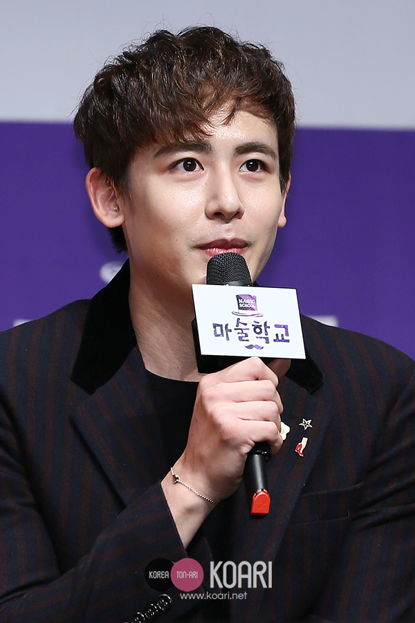 Photo] ニックン(2PM)、制作発表会で見せたキュートな笑顔